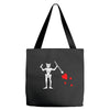 blackbeard's flag pirate edward teach Tote Bags
