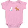 optimistic courtship Baby Onesie