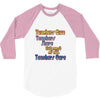 teachers give, share, care 3/4 Sleeve Shirt