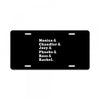 Friends Tv Show License Plate