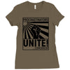 procrastinators unite! Ladies Fitted T-Shirt