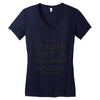 leader not a follower unless a Women's V-Neck T-Shirt