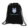 alpha wolf Drawstring Bags