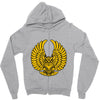 gold owl Zipper Hoodie