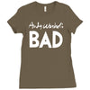 andi warlor bad Ladies Fitted T-Shirt