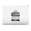 Queens Are Born In March Accessory Pouches