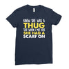 knew she was a thug Ladies Fitted T-Shirt