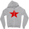 red star army Zipper Hoodie