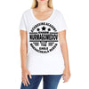 khabib nurmagomedov black logo Ladies Curvy T-Shirt