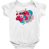 rhino splat Baby Onesie