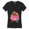 paw patrol birthday girl auntie Women's V-Neck T-Shirt