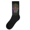 skull neon Socks