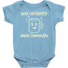 over caffeinated (3) Baby Onesie