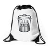white trash Drawstring Bags