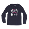 Daddy is my Hero Baby Girl Long Sleeve Shirts