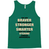Braver Stronger Smarter Uterine Cancer Awareness Tank Top