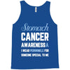 stomach cancer awaneress i wear periwinkle for someone special to me Tank Top