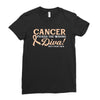 Cancer Picked The Wrong Diva Ladies Fitted T-Shirt