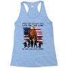 Honor Those Who Place Their Life On The Line Racerback Tank
