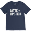latte and lipstick V-Neck Tee