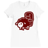 sheep Ladies Fitted T-Shirt