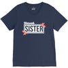 blessed sister with flower white color V-Neck Tee