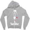 funny stars wars godfather parody yourfather mens Zipper Hoodie