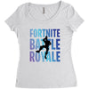 Fortnite Battle Royale Women's Triblend Scoop T-shirt