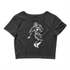 undefeated stencil football Crop Top