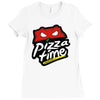 pizza time (2) Ladies Fitted T-Shirt