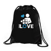 portal true love   aperture lab video gamer teleport online pc goal te Drawstring Bags