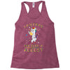 Unicorns are born in August Racerback Tank
