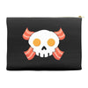 Bacon Egg Skull Accessory Pouches