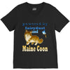 maine coon cat V-Neck Tee