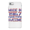 made in 1967 50 years of being awesome iPhone 7 Case