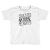 educated, natural, melanated Toddler T-shirt