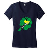 who cut the cheese Women's V-Neck T-Shirt