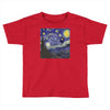 tardis starry night Toddler T-shirt