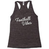 football vibes Racerback Tank