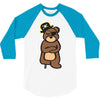 pirate bear 3/4 Sleeve Shirt