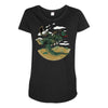 morning commute Maternity Scoop Neck T-shirt