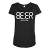 beer time Maternity Scoop Neck T-shirt
