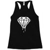 dripping diamond logo Racerback Tank