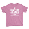 princesses are born in june Youth Tee