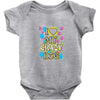 love my crazy dog Baby Onesie