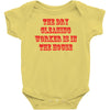 dry cleaning worker in the house Baby Onesie