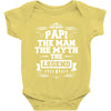 Papi The Man The Myth The Legend Baby Onesie