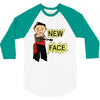 new face 3/4 Sleeve Shirt