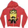mr. fancypants Zipper Hoodie