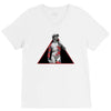 david with rose tattoo V-Neck Tee